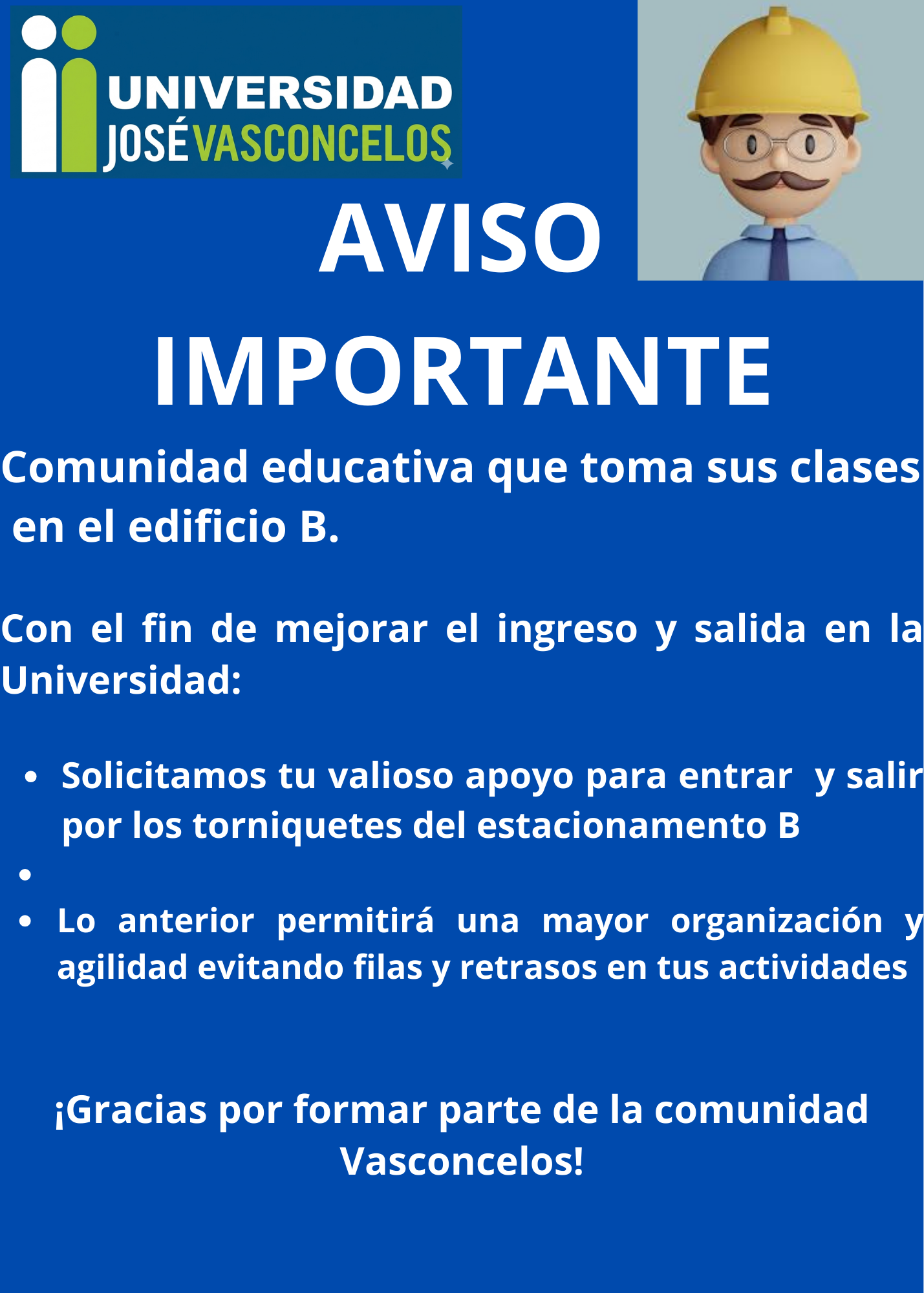 AVISO IMPORTANTE