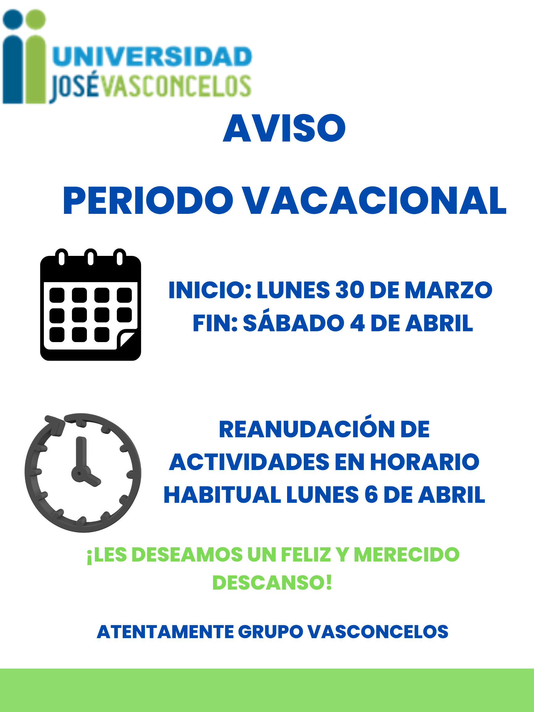 AVISO IMPORTANTE